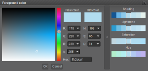 pyxelcolorselection
